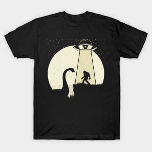 Bigfoot UFO Abduction T-Shirt